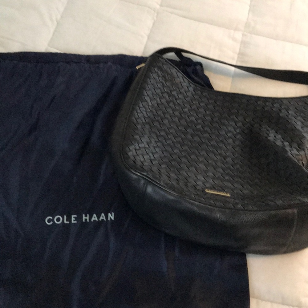 Cole Haan black leather purse
